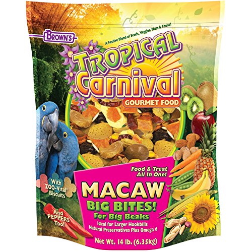FM Browns Tropical Carnival Macaw Big Bites Food