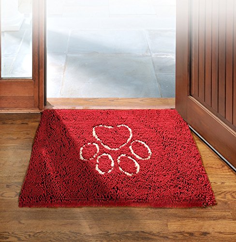 Dog Gone Smart DDM3531 Dirty Dog Doormat (Maroon, Large)