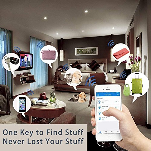 Smart Pet Finder Bluetooth GPS Tracker - 4 Pack Bluetooth Keys Finder Locator for Pet Car Children Wireless Smart Seeker Anti Lost Alarm for Wallet Car Kids Dog Cat Bag Phone Located Selfie Shutter