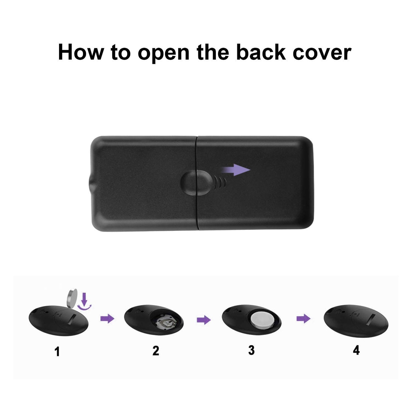 AC Doctor INC Key Finder Wireless Remote Control, Phone Wallet Luggage Car Key Keychain Pet Locator with 1 RF Transmitter and 4 Receivers Base Support & LED Flashlight