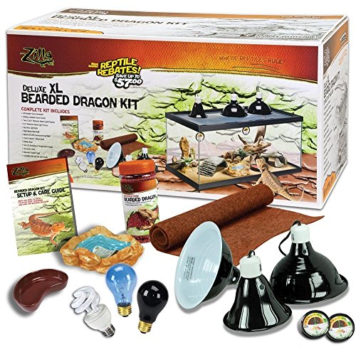 Zilla 28011 Deluxe Bearded Dragon Kit 40 Gallon