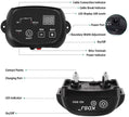 COVONO Electric Dog Fence,Pet Containment System(Aboveground/Underground,650 Ft Wire,IP66 Waterproof and Rechargeable Collar, Shock/Tone Correction,KD660B)