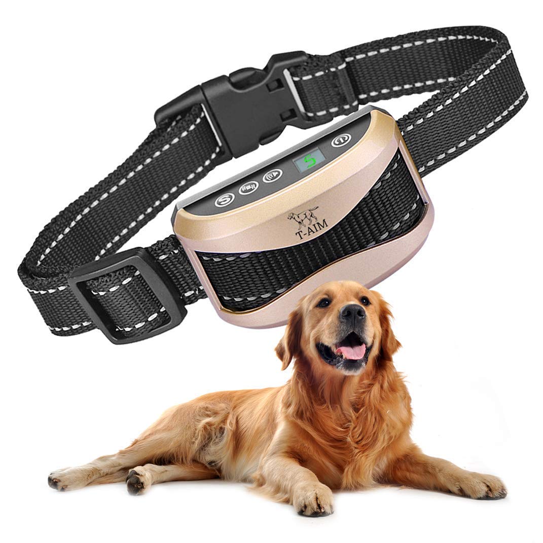 HEAVY DUTY SHOCK COLLAR FOR LARGE DOGS | Bark Obedience Training | Guaranteed to STOP Nuisance Barking | Fits Small to Large Dogs | Vibration & Beep Only Mode | Anti Bark | No remote required | RECHARGEABLE