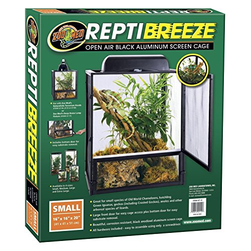 Zoomed ReptiBreeze Aluminum Screen Cage (Small)