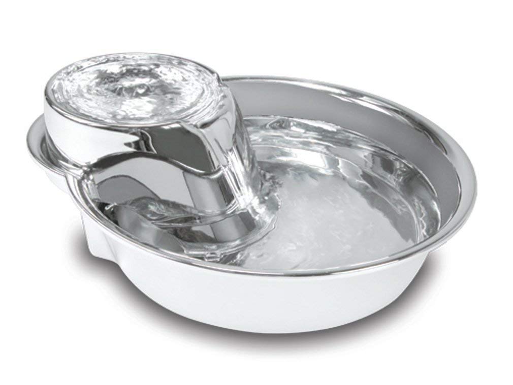 Pioneer Pet Raindrop Style Fountain en acier inoxydable