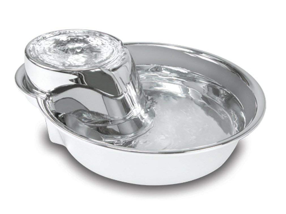 Pioneer Pet Raindrop Style Fountain en acier inoxydable
