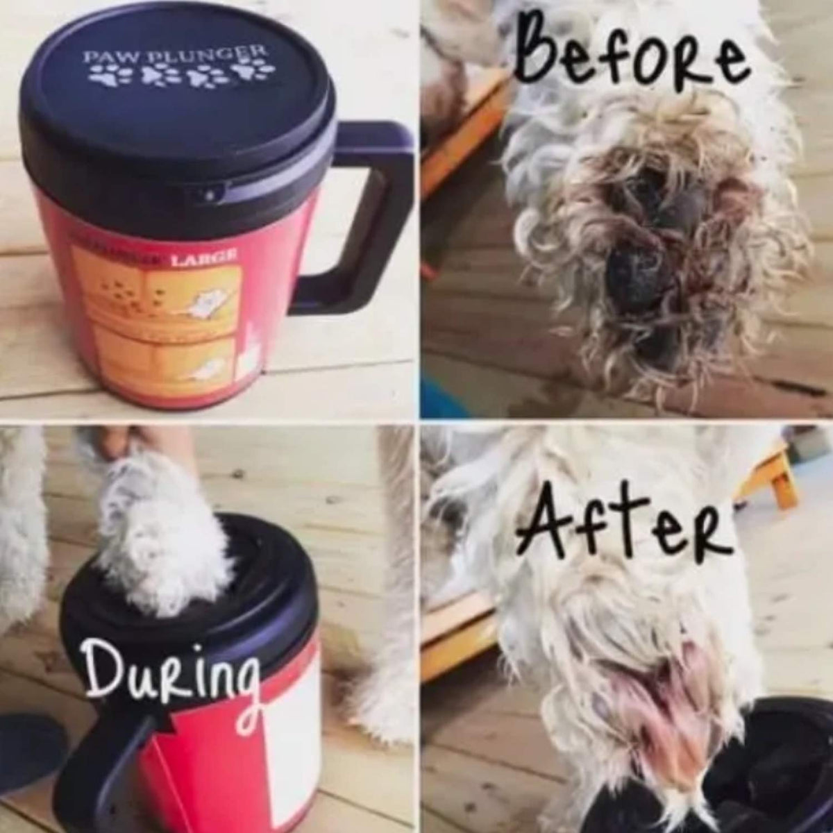 Pinger de la patte pour chiens, Petite