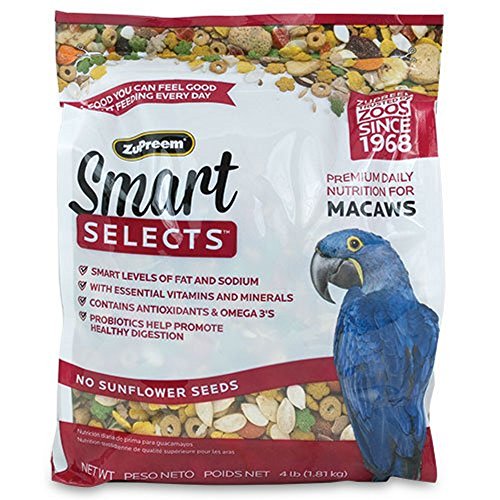 ZuPreem BB3272 Smart Selects Macaws Bird Food (1.81 kg)