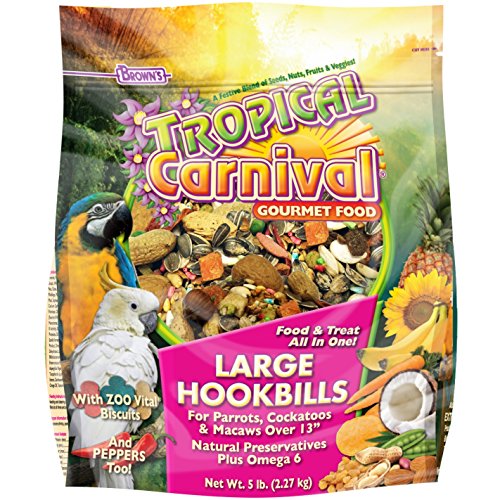 FM Browns BB0873 Tropical Carnival Large Hookbill Food 5 lb
