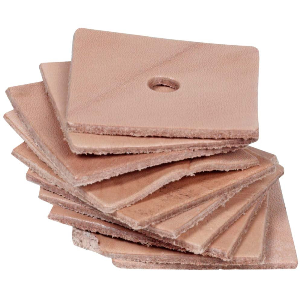 Zoo Max DUS230 Leather Squares 2x2in 10 pieces for Bird Toys