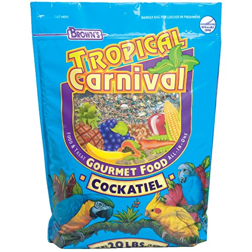 FM Browns BB0868 Tropical Carnival Cockatiel Food (20 lb)