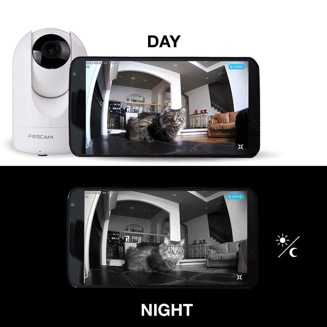 Wireless IP Camera, Home Security Surveillance Video Camera with Two Way Audio,720P Pan/Tilt Night Vision Baby Monitor