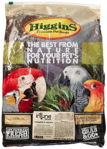 HIGGINS 466251 Higg Intune Food for Conure/Cockatiel, 18-Pound