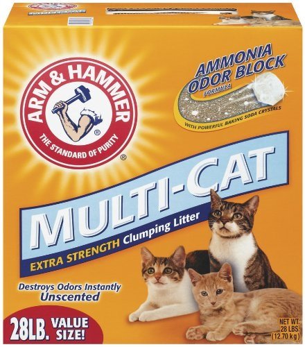 Arm & Hammer 41792 Multi-Cat Unscented Cat Litter 3/6.4KG