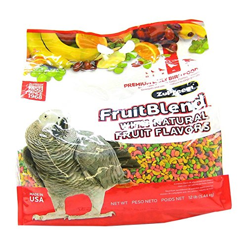 ZuPreem BB3316 FruitBlend With Natural Fruit Flavors Bird Food (Medium/Large - 12lb)