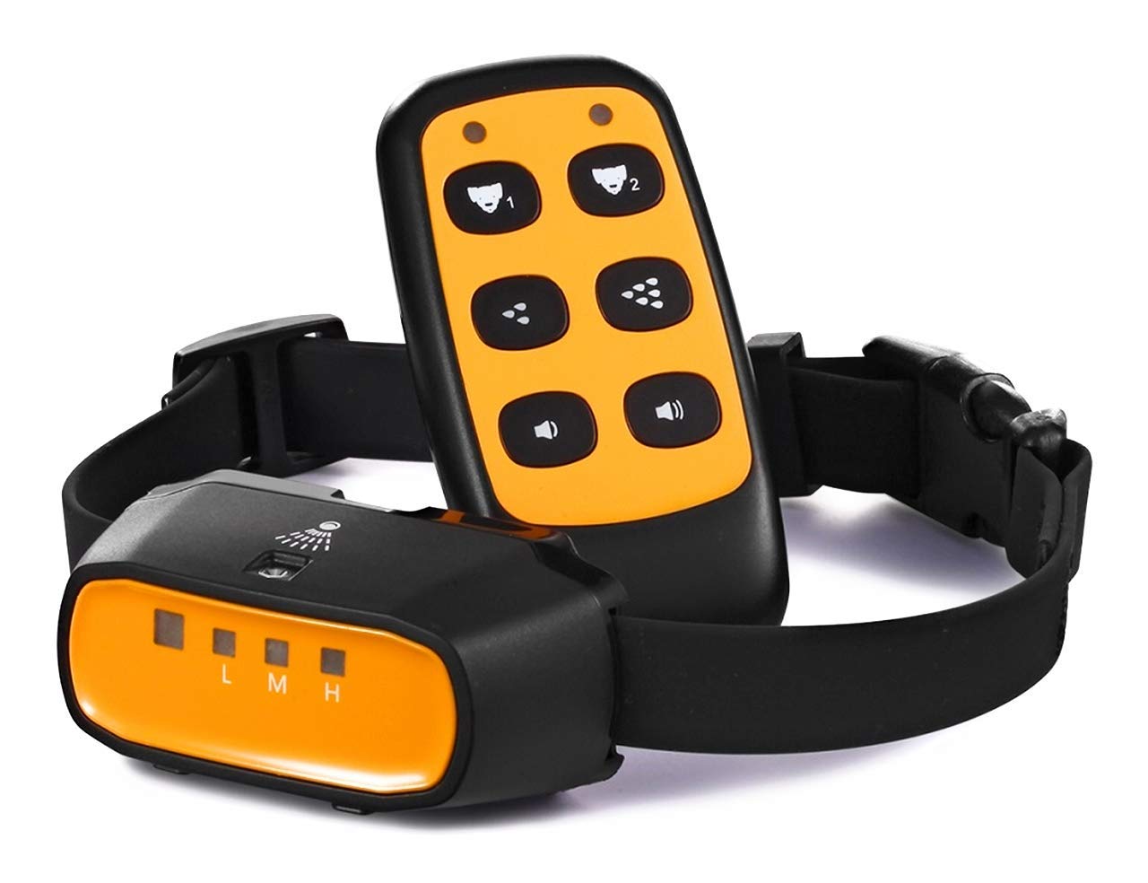 SprayLogik New Upgraded (no Shock) Spray Collar Remote Trainer (Rechargeable, Waterproof, Tone, Auto Anti Bark Function, Soft Silicon Collar Strap, Suitable for All Dogs)