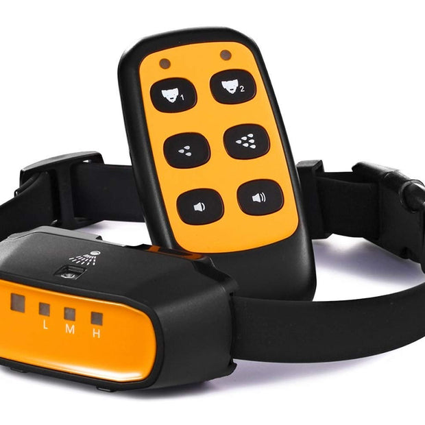 Spray Dog Training Collar,2 Modes Citronella Dog Bark Collar (Not Included Citronella Spray),500 ft Rechargeable No Electric Shock Harmless