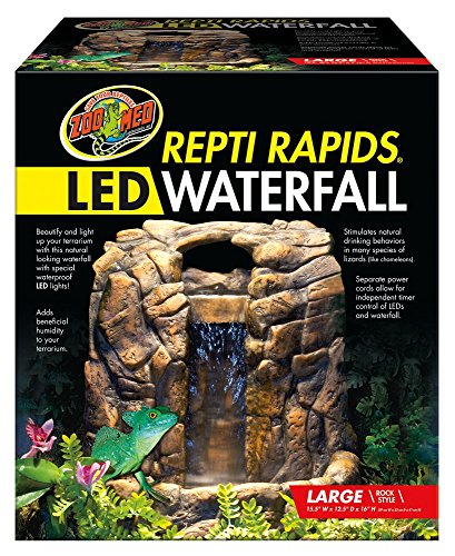 Zoo Med ReptiRapids LED Waterfall Rock (Large)