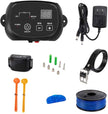 COVONO Electric Dog Fence,Pet Containment System(Aboveground/Underground,650 Ft Wire,IP66 Waterproof and Rechargeable Collar, Shock/Tone Correction,KD660B)