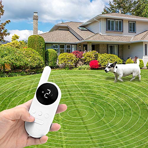 Aniluxe New Small Rechargeable Wireless 9 Level Dog Training Shock Collar Remote