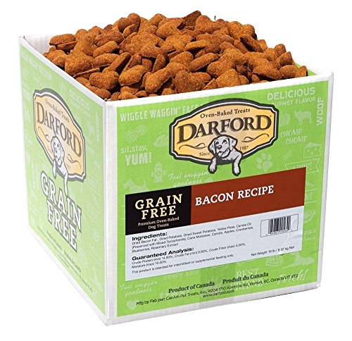Darford Grain Free Bulk Biscuits Bacon Dog Treats 19lbs