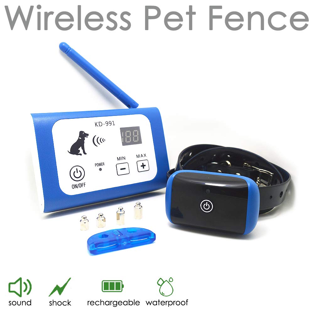 Aniluxe Pet Containment Invisible Training System Electric Wireless Dog Fence no Wire