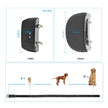 Système de clôture pour chiens souterrains de Covono, clôture de chien électrique invisible (dans le système de confinement des animaux de compagnie au sol, fil 650 pieds, collier étanche, rechargeable, correction statique / tonique)