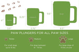 Pinger de la patte pour chiens, Petite
