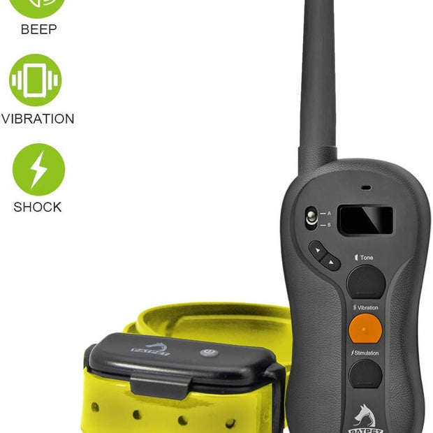 Dog Training Collar Rechargeable Waterproof 600 yd Remote Dog Collar with Tone / Vibration / Shock Mode Pet Dog Trainer For (10Lbs - 100Lbs)