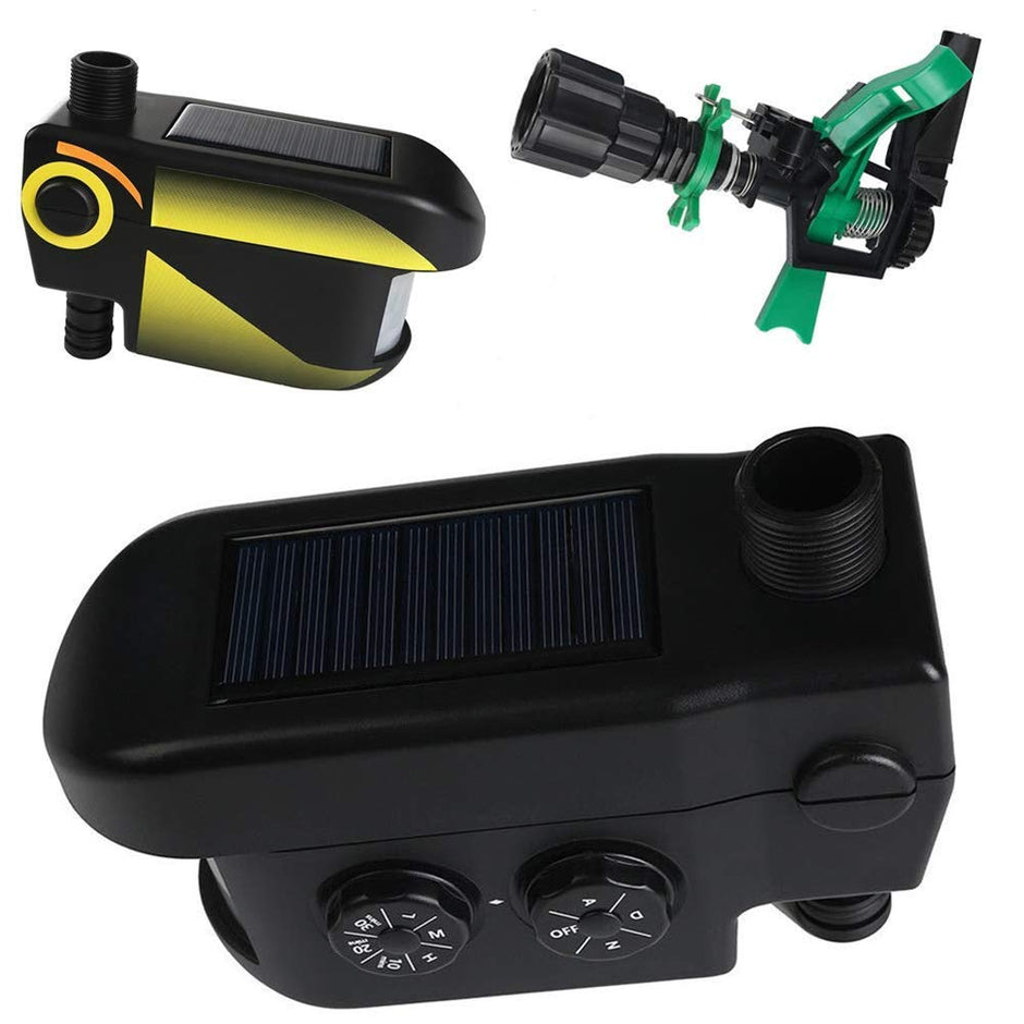 Outdoor Water Blaster Animal Pest Repeller - Motion Activated - Blasts Dogs, Cats, Squirrels, Deer etc-Solar Power
