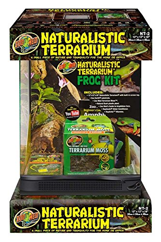 Zoo Med NT-2FK Naturalistic Terrarium Frog Kit 12"x12"x18"