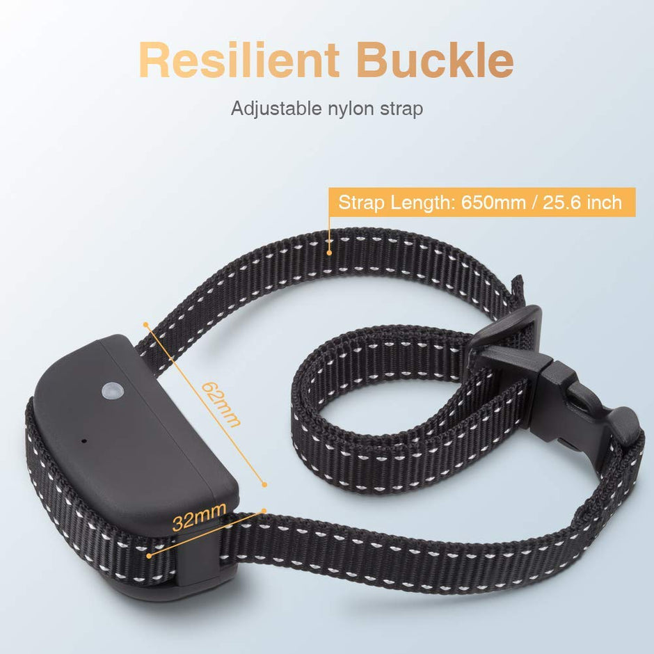 Collier d'écorce [version améliorée], col de formation anti-écorce, collier de pulvérisation de la citronnelle en toute sécurité pour tous les chiens - rechargeable et imperméable