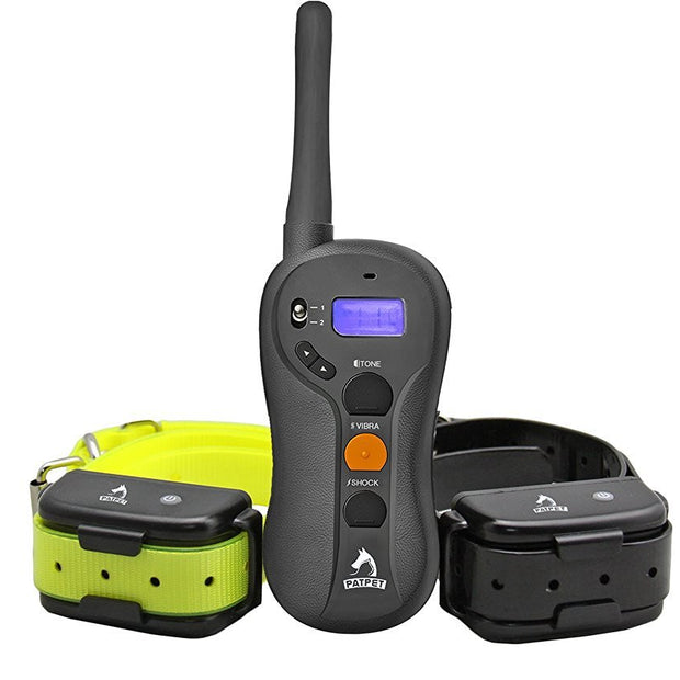 Dog Training Collar Blind Operation Shock Collar for Training 2 Dogs - Rechargeable and Waterproof 660yd Remote E-Collar with Separate Command Buttons,Fit for 15-100 lb