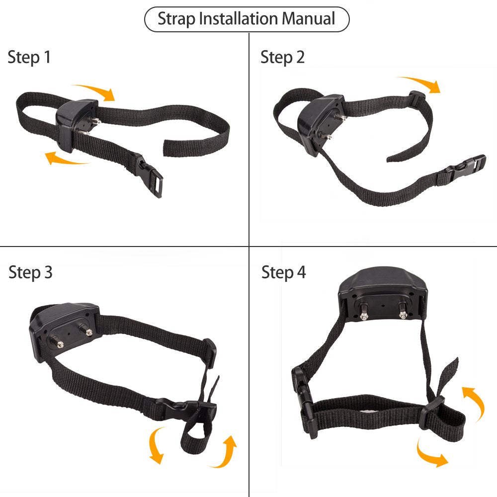 No Bark Collar Anti Barking Olycism Static shock &Deep Dog Collar No Harm No Pain Vibration 7 Sensitivity Levels Adjustable for Medium Large Small Good Behavior Training(2017 upgrade version)