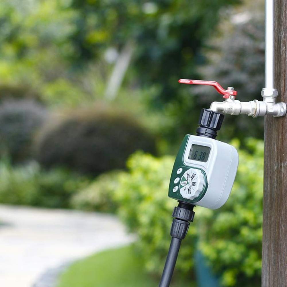 Programmable Faucet Timer Digital Watering, Hose Water Garden 1-Outlet Auto Faucet Orbit Sprinkler