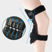 Knee Spring Brace Breathable Anti-Gravity Knee Bend Support Powerful Rebound Spring Force, Non Slip Tendon Brace Band Pad Power Lift Joint Support Knee Pads One Pair (Black)