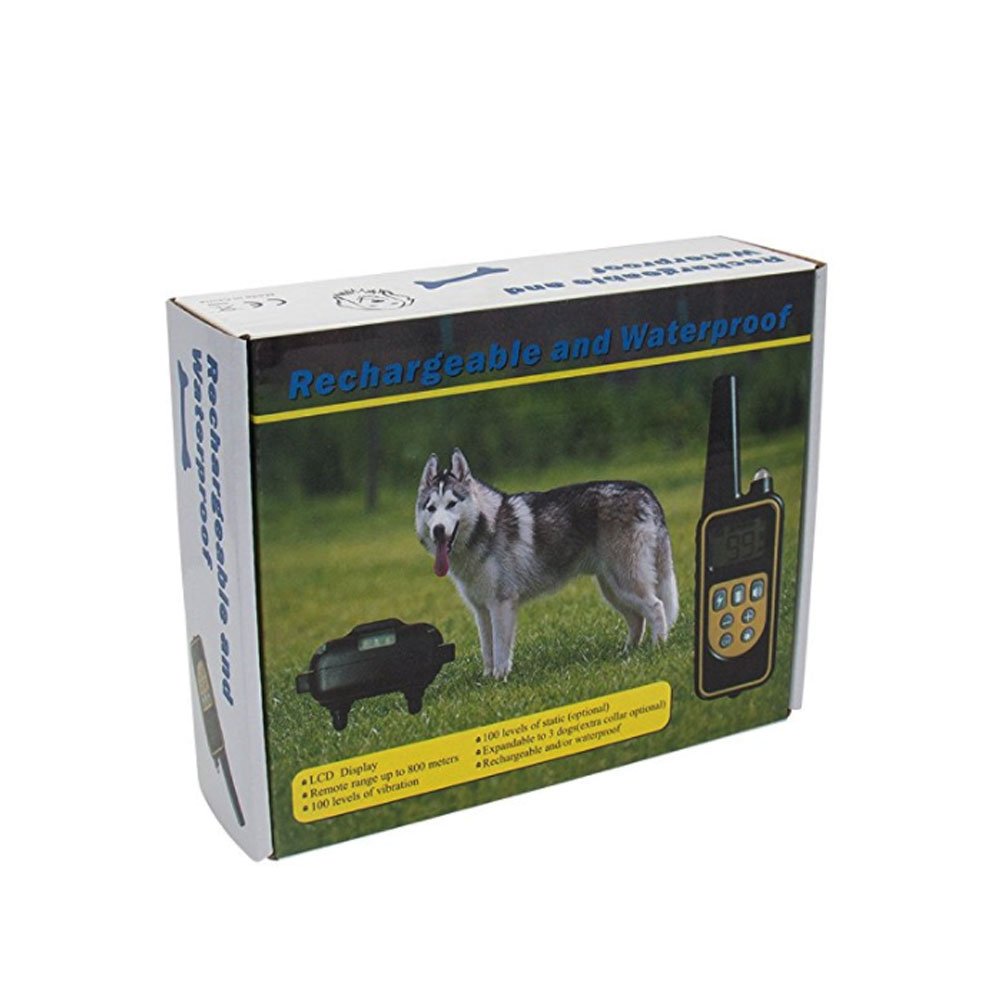 Collier d'entraînement pour chiens avec citronnel éloigné à distance sans écorce