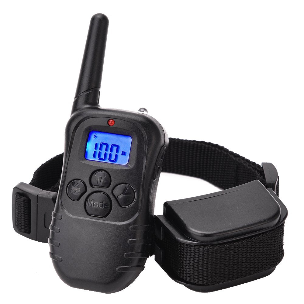 WOLFWILL Rechargeable Training Collar 330 Yards Remote Pet Dog with Beep / Vibration / Shock Electric E-collar