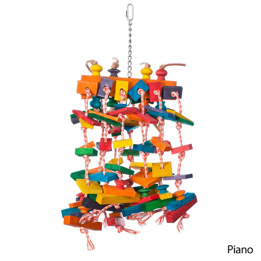 Zoo Max DUS380 Piano 26in x 11in Medium Bird Toy