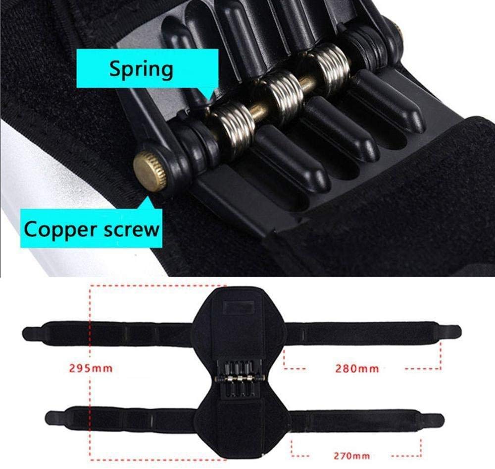 Knee Booster - Spring Knee Pad Brace Power Lifts Knee Protection Boost Old Cold Leg Knee Band Mountaineering Deep Care Joint Support Knee Pads Powerful Rebounds Spring