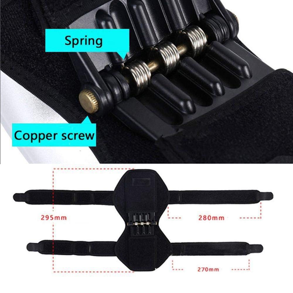 Knee Booster - Spring Knee Pad Breathable Knee Booster Power Lift Knee Protection Booster Patella Stabilizer Protector Joint Pain Relief Mountaineering Deep Care