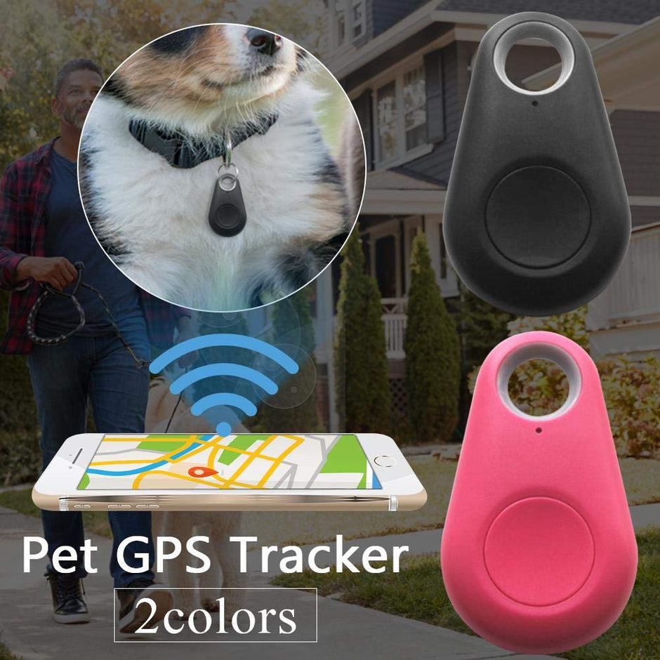 Mini Smart Bluetooth Locator Pet GPS Tracker, Anti Lost Alarm Sensor Automatic Wireless Tracker for Pets, Best Key Finder