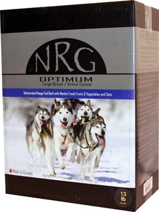 Nrg Optimum Large/Active Dog Food Diet Beef, 13.2-Pound