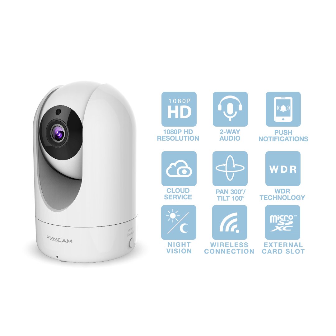 Wireless IP Camera, Home Security Surveillance Video Camera with Two Way Audio,720P Pan/Tilt Night Vision Baby Monitor