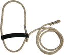 Halter - Rope - Adjustable Sisal with Leather