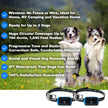 Wireless Electric Dog Fence Pet Containment System, Safe and Effective Anti Over Shock Design, Adjustable Control Range Up to 550YD & Display Distance, 1 Collar Receivers Rechargeable Waterproof