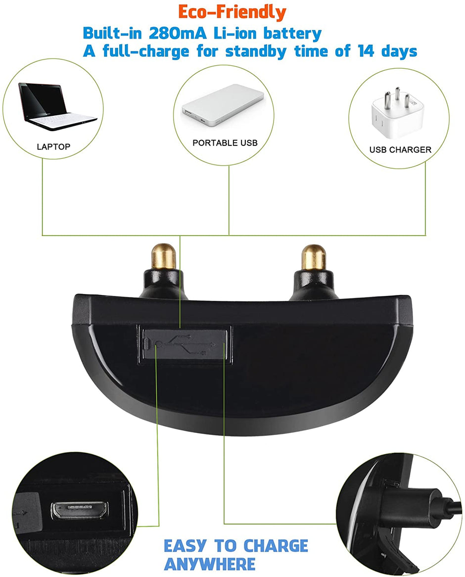 Dog Anti Bark Collar [2020 Upgrade Version] No Barking Collar Dog Small Bark Collar Shock Collar with Beep Vibration Harmless Shock Rechargeable Anti Bark Control Device for Small Medium Large Dog