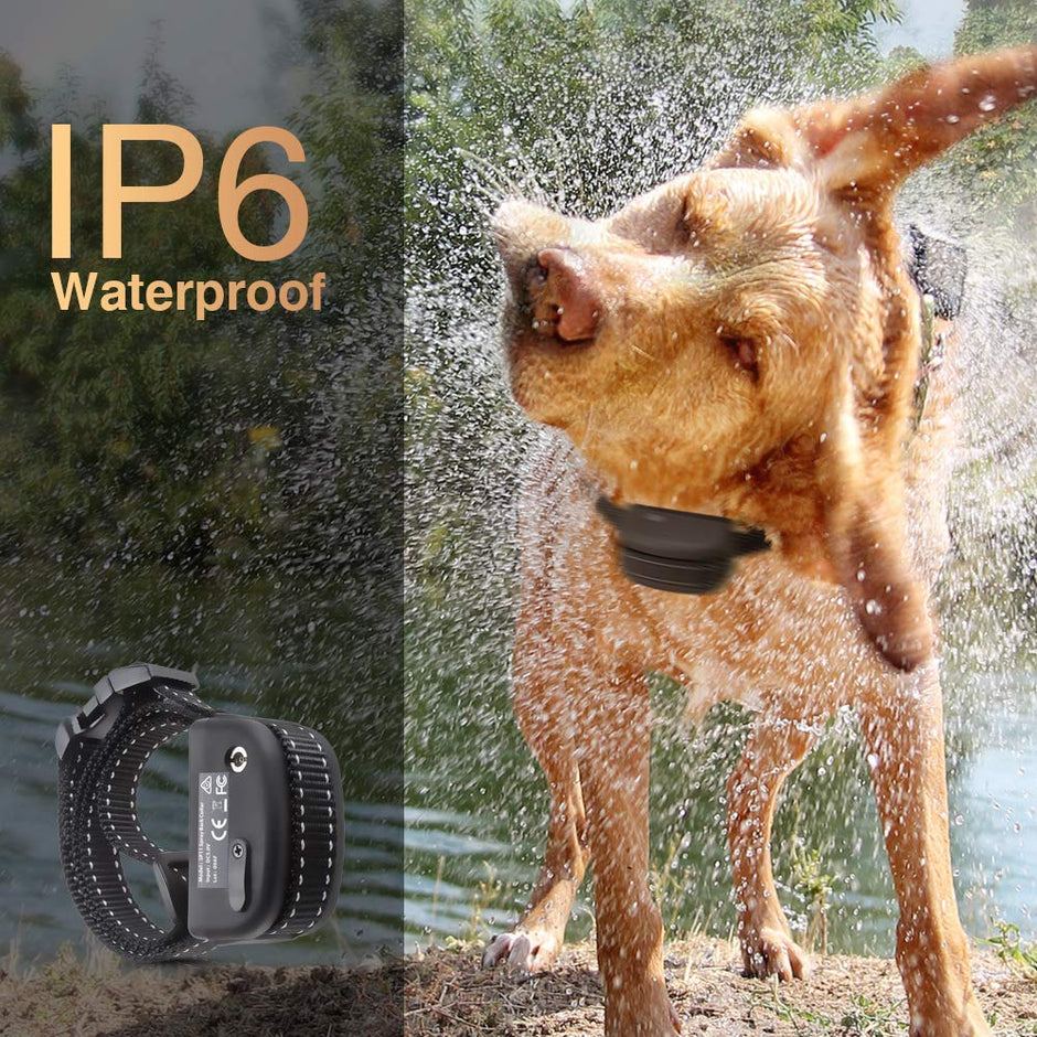 Collier de pulvérisation d'écorce [version améliorée], collier d'entraînement anti-écorce, collier de pulvérisation sans odeur de citronnelle en toute sécurité pour tous les chiens - rechargeable
