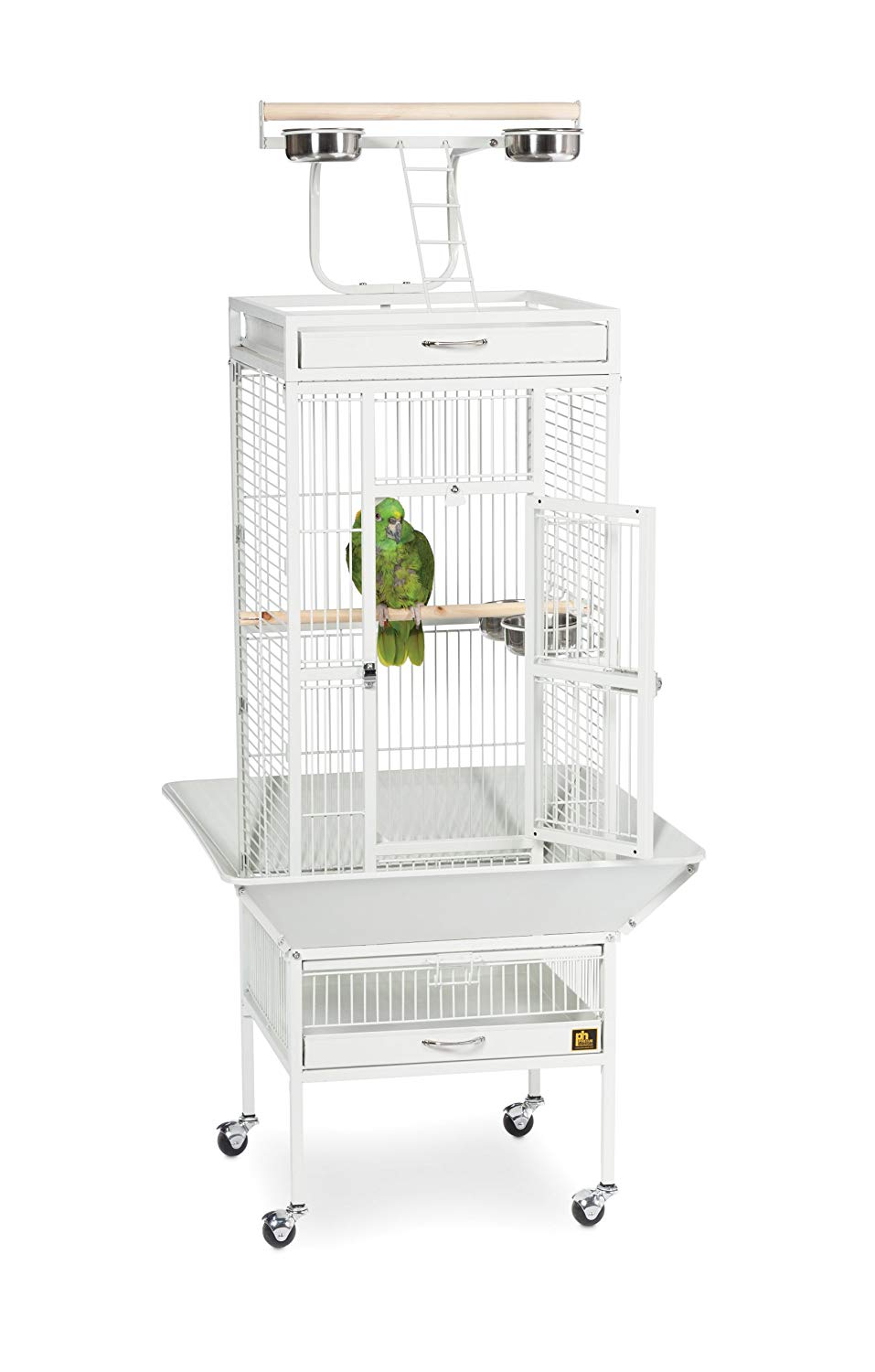 Prevue Pet Products Wrought Iron Select Bird Cage Black Hammertone 3151BLK