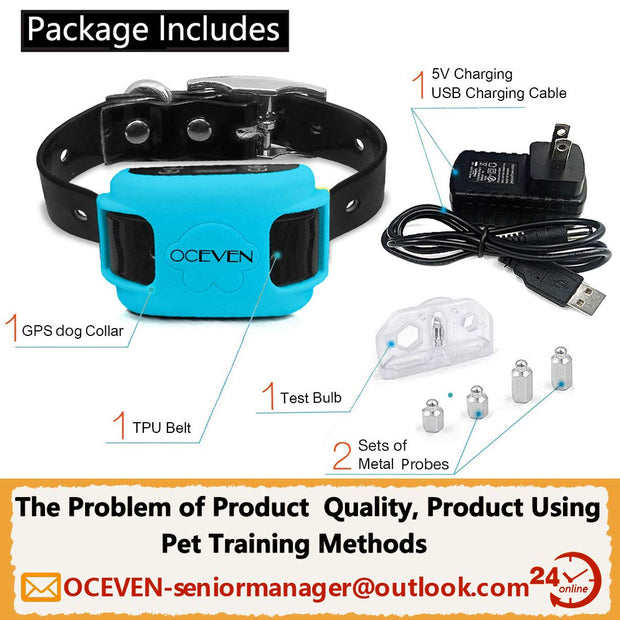Système de clôture pour chiens sans fil Oceven avec GPS, système de confinement en plein air pour animaux